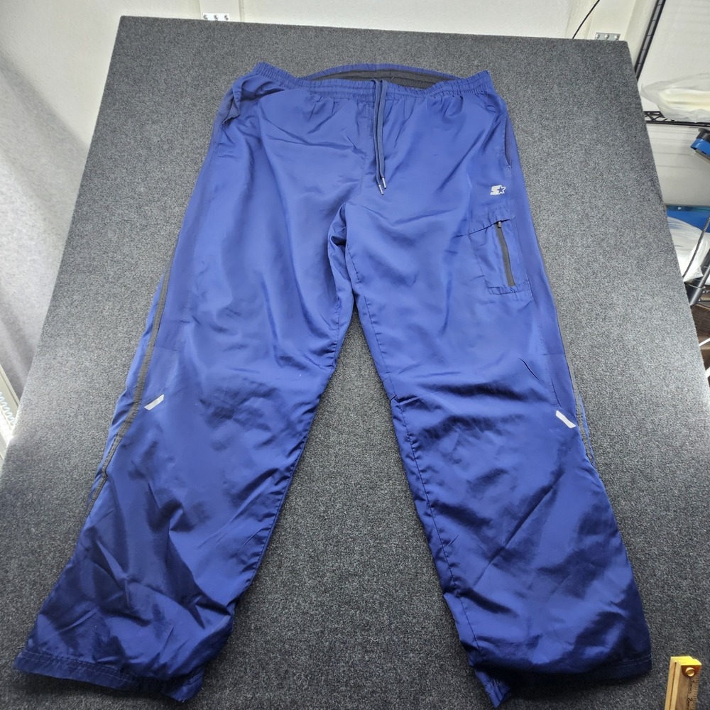 Starter Men's Sweatpants Midnight Navy Blue Extra Large Drawstring Waist - Picture 7 of 15